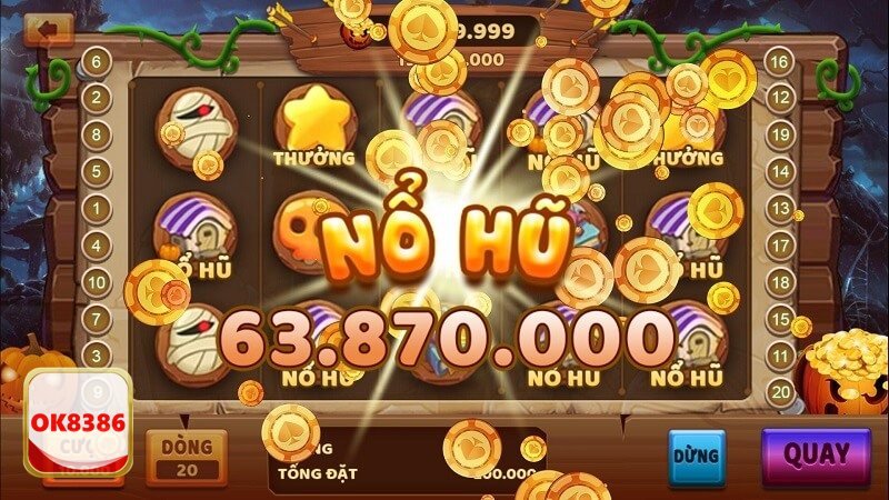 Nổ Hũ OK8386 - Hệ thống 25 sảnh game đa dạng